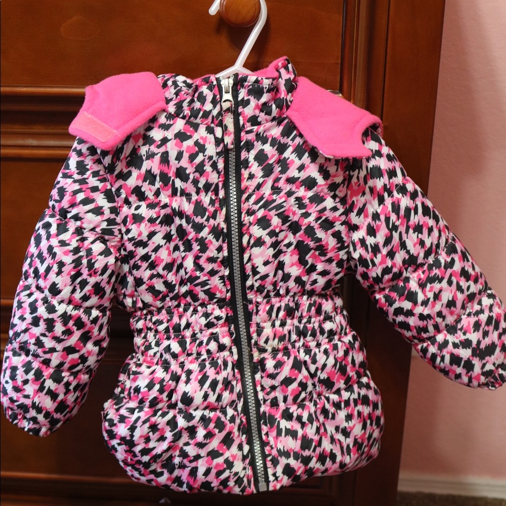 Pink Platinum 24m Girls Puffer Coat